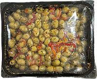 Miccio Olive Denocciolate Condite Giganti con Peperone (3kg) al KG